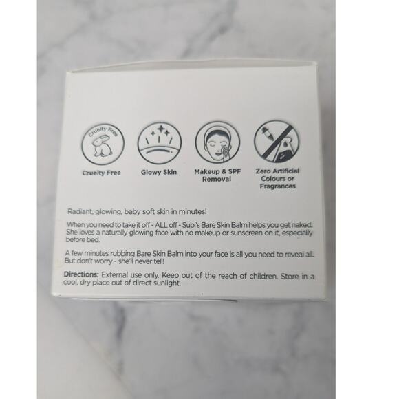 NEW IN BOX Subi Bare Skin luxury cleansing Balm 2.8 ounce jar - Picture 7 of 7